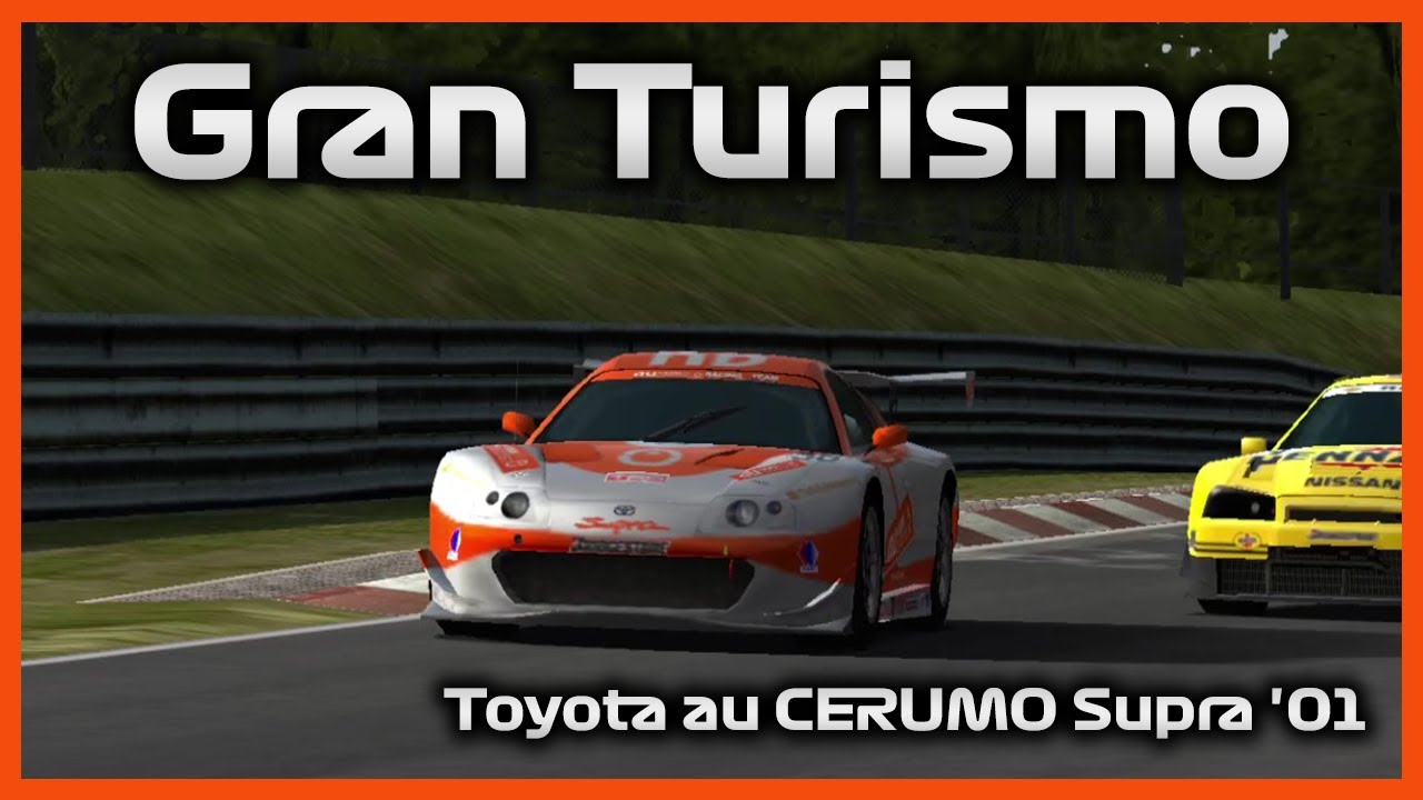 Gran Turismo PSP Toyota au CERUMO Supra '01 on Nordschleife