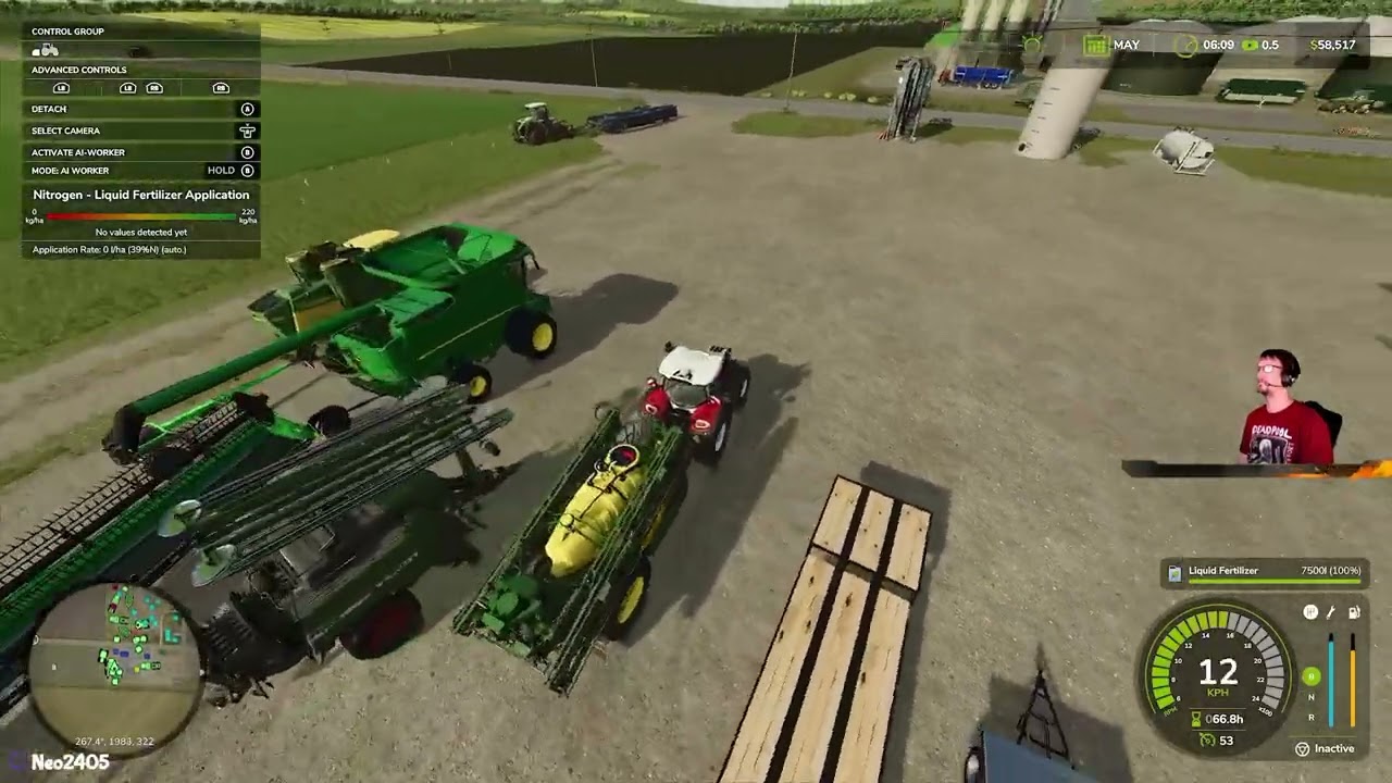The farm is in shambles.