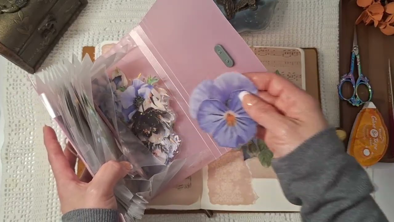 ASMR Scrapbooking mushrooms