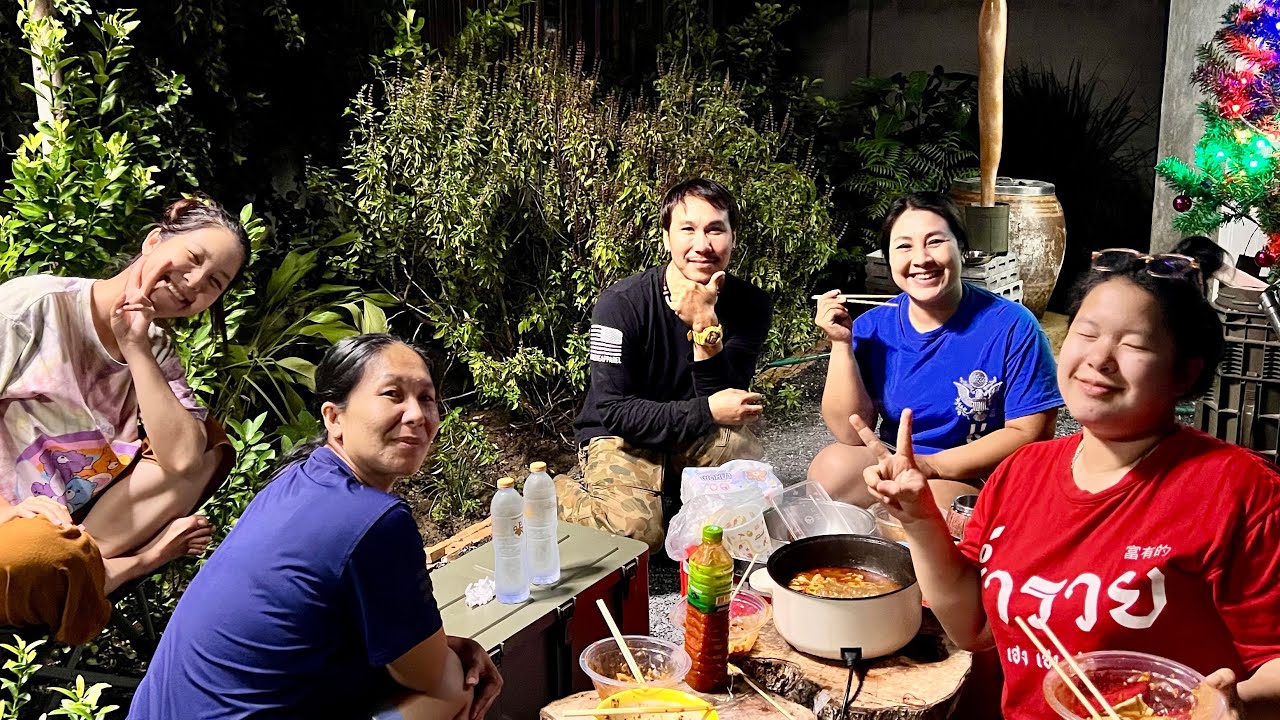 อัพเดทบ้านแม่ตั้งวงกินหม่าล่ารัฐฉานวันนี้แจกทริปใครบ้าง