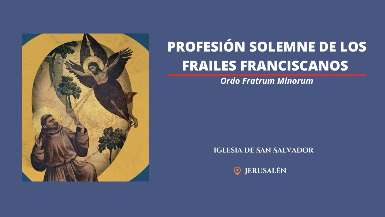 Profesión Solemne de los Frailes Franciscanos 2024 I JERUSALEM