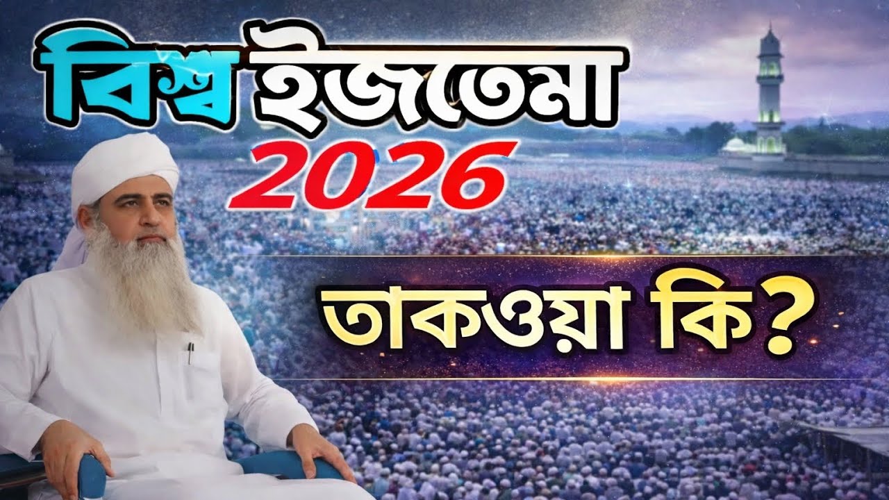 তাকওয়া নিয়ে গুরুত্বপূর্ণ বয়ান | তাকওয়ার গুরুত্ব ও ফজিলত | Moulana Sad Saaheb #biswaijtema2026 