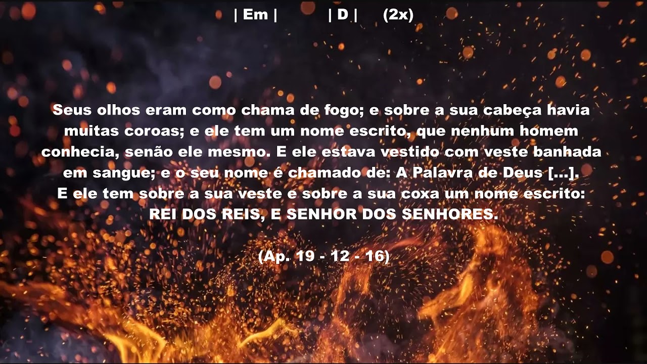 FOGO EM TEUS OLHOS - LOUVOR IIR ( letra e cifra)