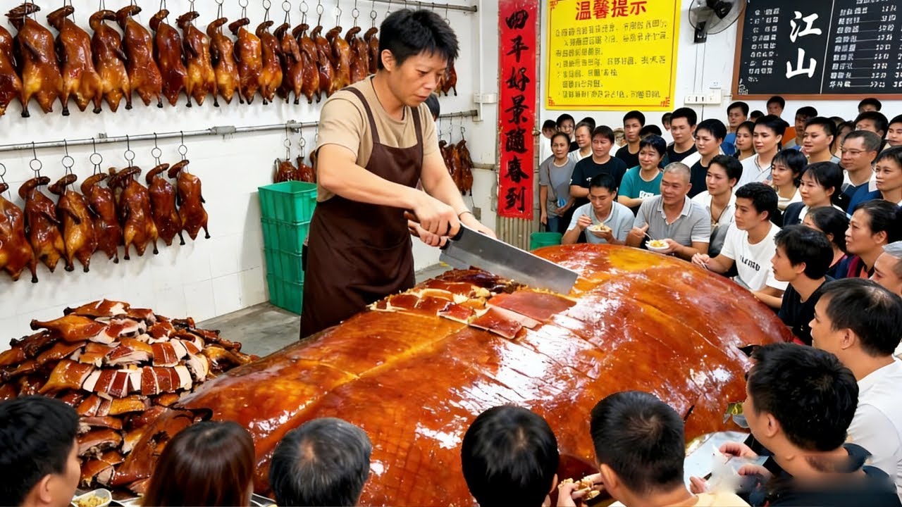 潮州30年卤鹅老店，日煮100只狂销五万元，人气直接爆棚！#麦总去哪吃