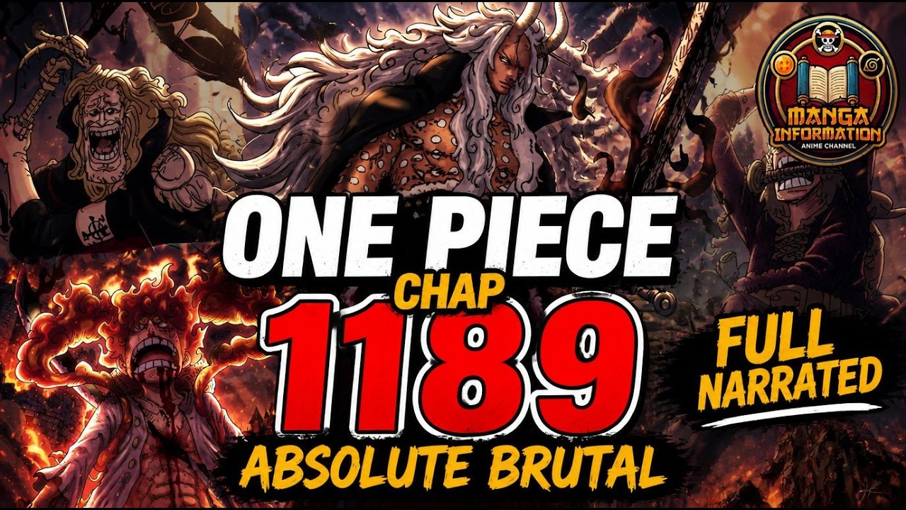 ONE PIECE CHAPTER 1189 - FULL NARRATED - ABSOLUTE BRUTAL