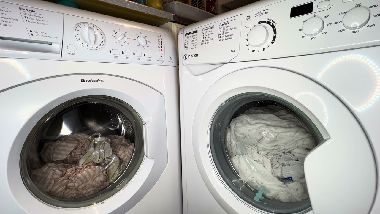 Wash Race | Hotpoint HV7L1451P & Indesit EWD71453 - Whites 60 & Cottons 60