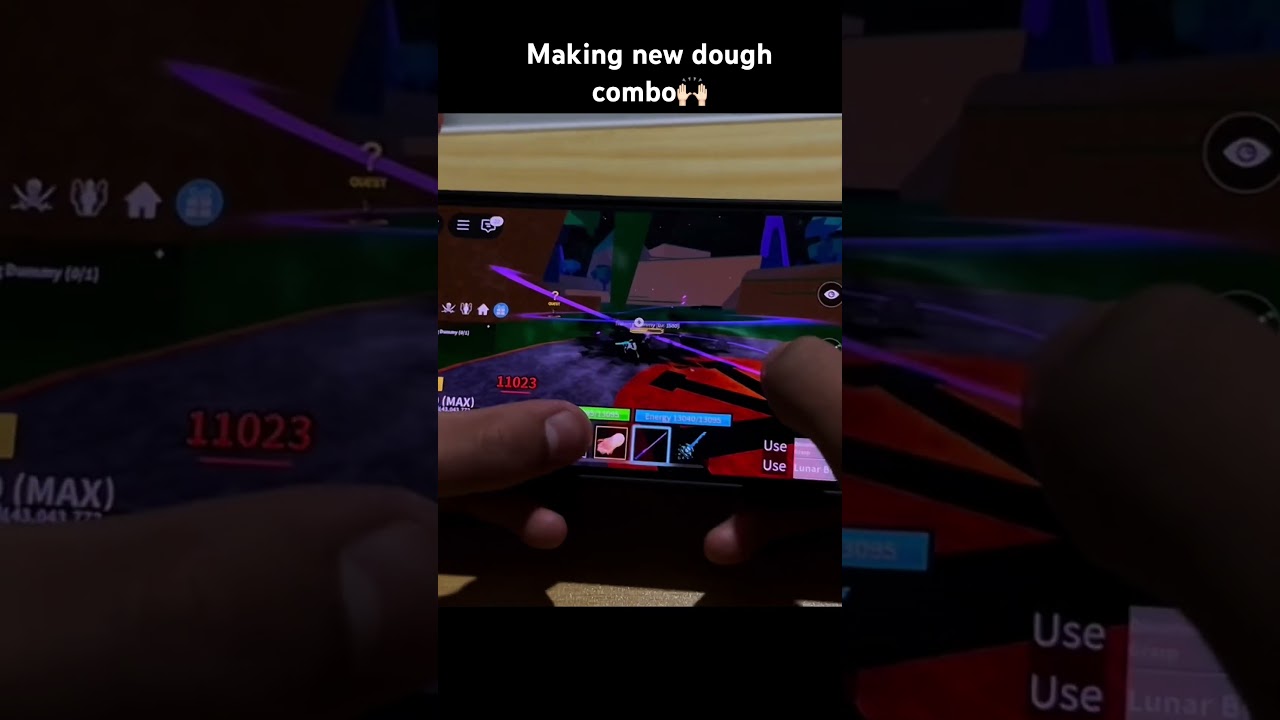 Trying new dough combo in Blox fruit #bloxfurit #roblox #gamming