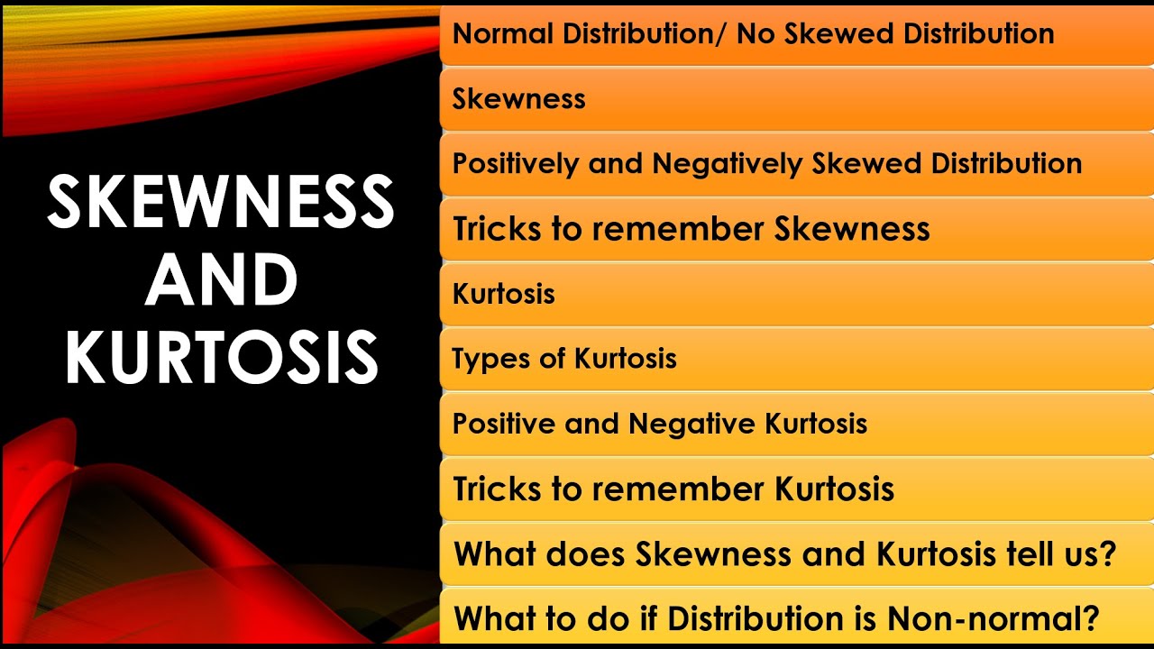 Skewness and Kurtosis | Skewness |  Kurtosis | Non-Normal Distribution in Statistics | NTA-UGC NET