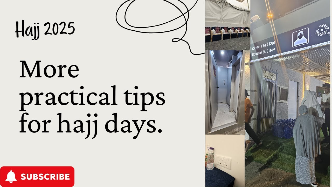 Must-Know Hajj Hacks/Tips for Mina, Muzdalifah & Arafat (Plus a Fun Fact!)