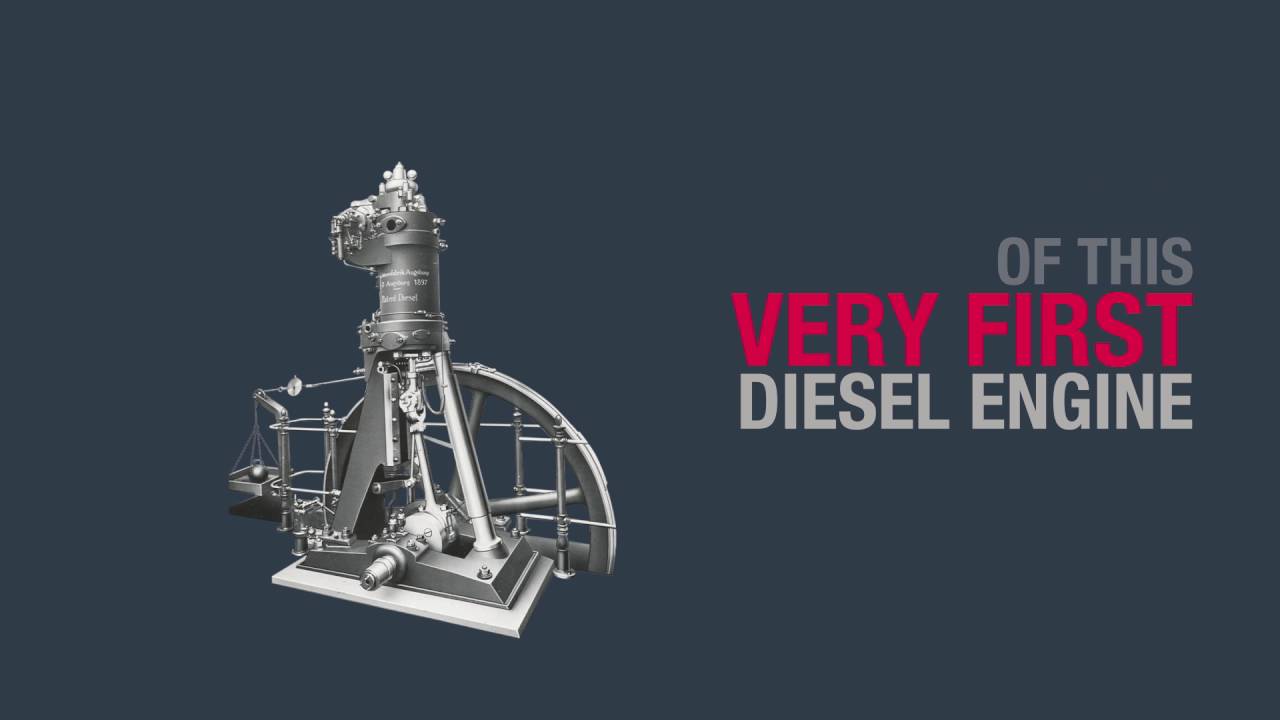 The evolution of a diesel engine