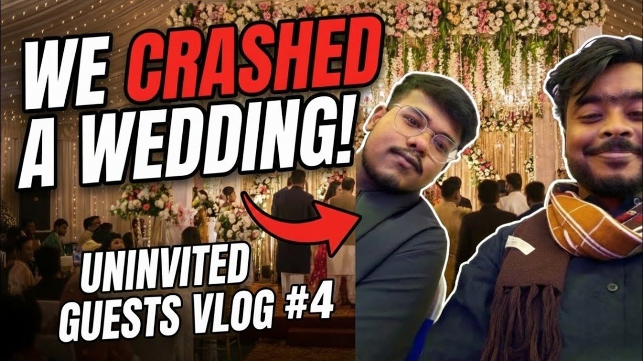 সাহসের লেভেল ১০০! দুই বন্ধু ঢুকে পড়লাম বিয়েতে—শেষটা দেখলে হাসি থামবে না 😂🔥