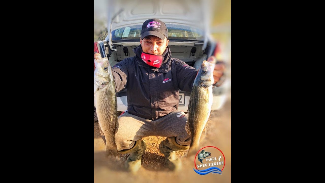 Mordoğan At çek Spin Avı.. Su Üstü  ile Levrek Avı. Seabass  シーバス