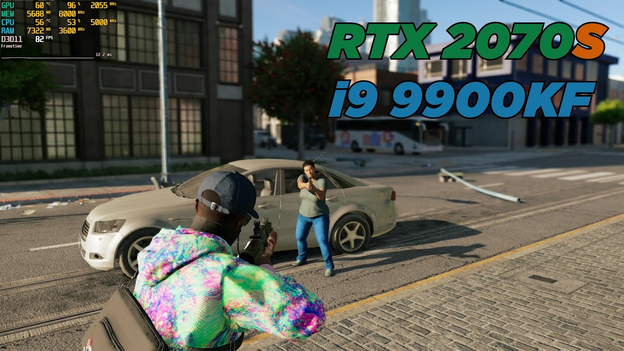 Watch Dogs 2 - i9 9900KF/RTX 2070 Super (1.10x1080p)