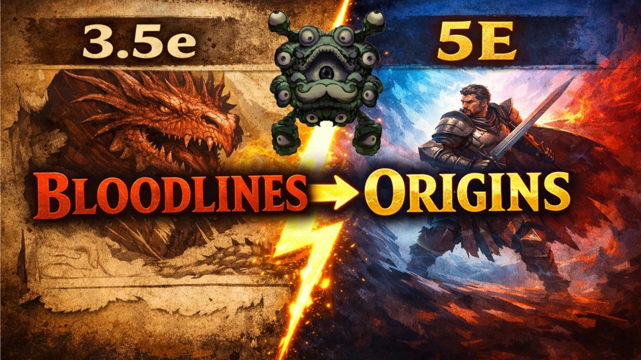 15 Converted 3.5 Edition Bloodline Feats into Origin Feats for 5th Edition Dungeons and Dragons
