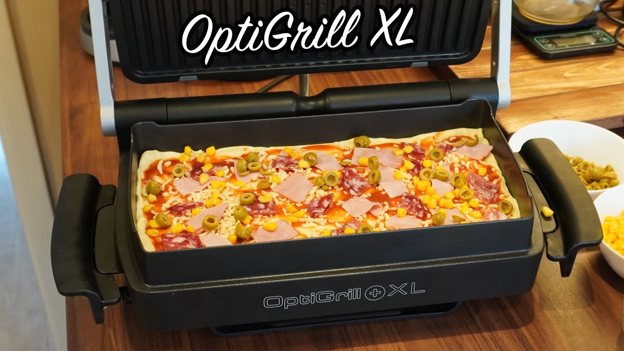 Pizza im Tefal OptiGrill XL Snacking&Baking
