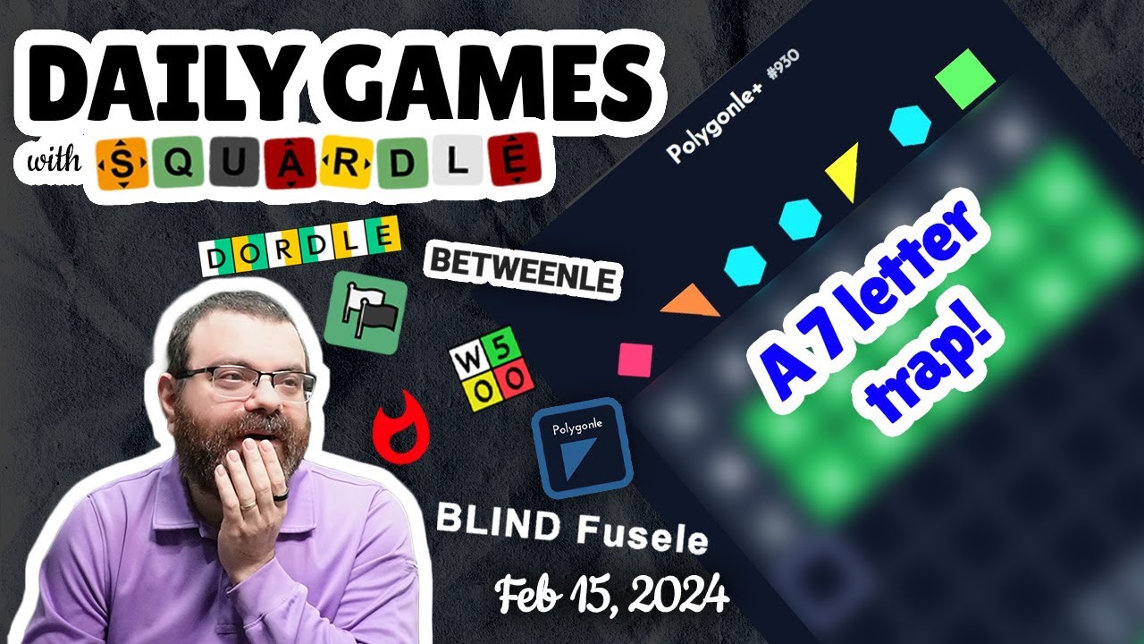 Weekly Squardle and other Daily Wordle-like games! - Feb 15, 2025