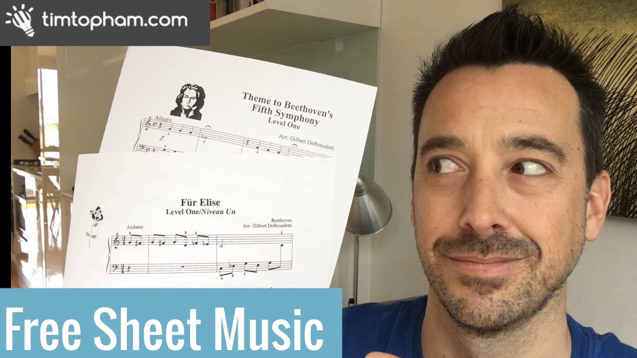 Where to get Free Beginner Piano Sheet Music