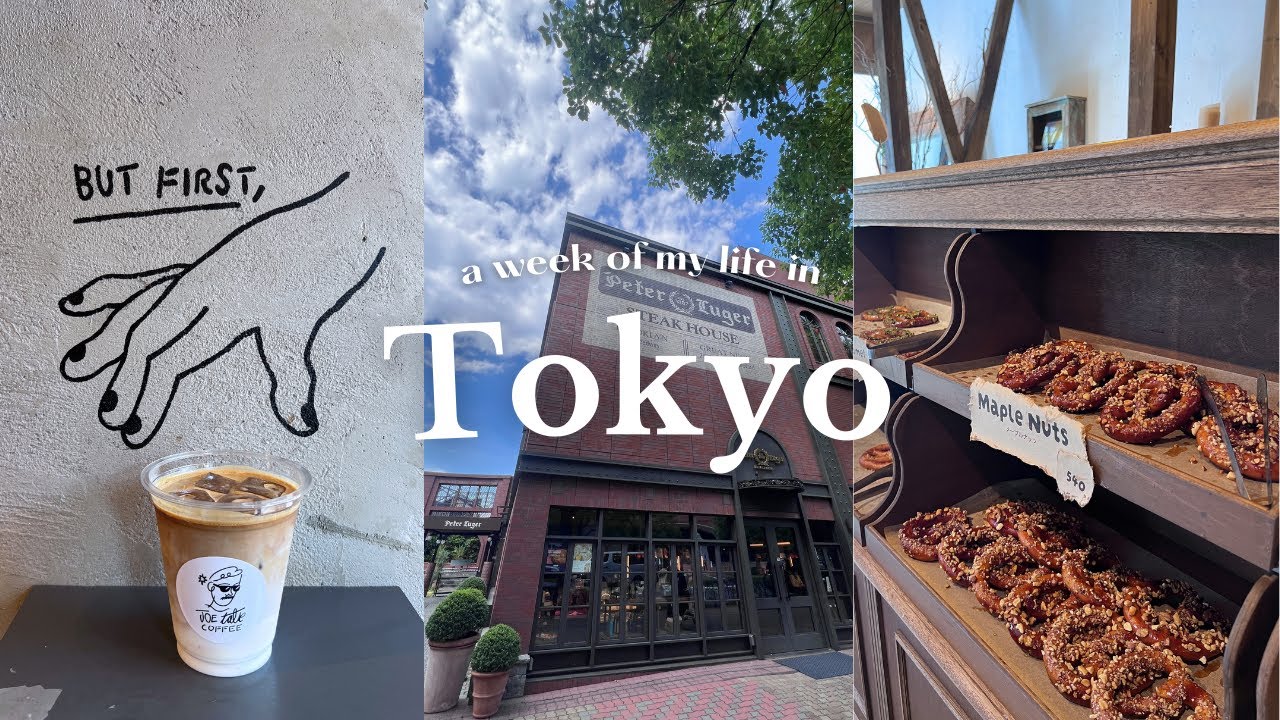 東京vlog｜夏末的花火大會🎇一週在東京吃什麼紀錄｜薩摩耶咖啡廳、酒吧VIRTÙ、壽司Omakase、便利商店下酒美食、橫濱半日遊＆MORE 💗
