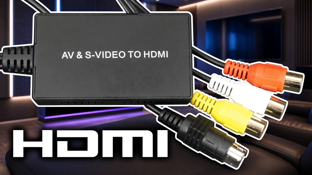 Конвертер S-Video в HDMI! Распаковка и аудио/видео тесты.