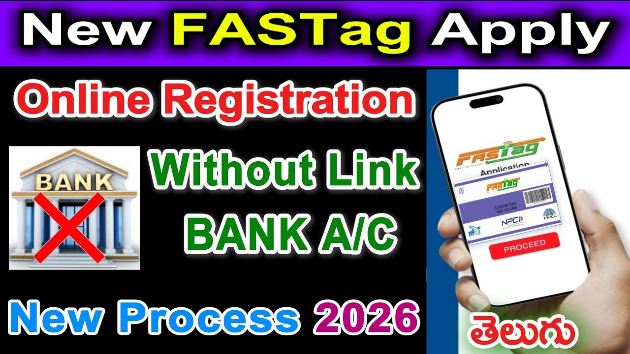New FASTag Online Apply 2026 | FASTag Registration Complete Process in Telugu | Amazone Pay FASTag