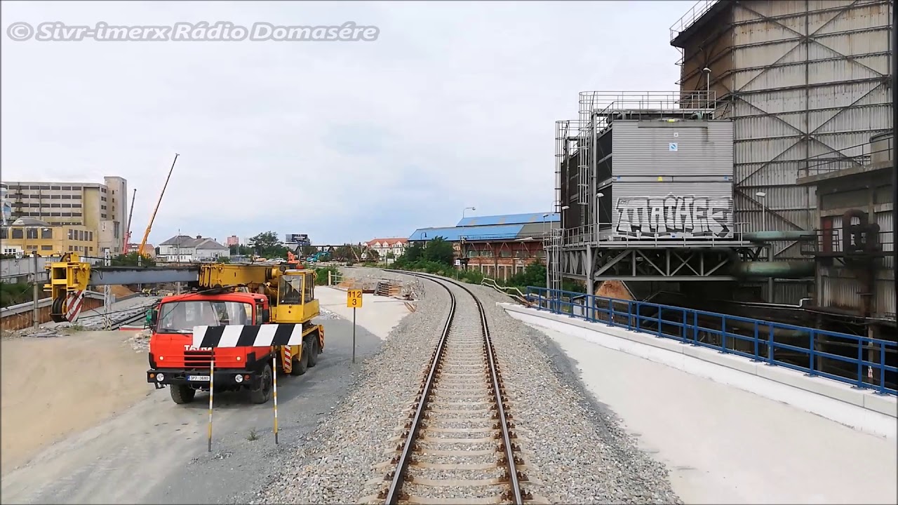 Rekonstrukce trati 180 - průjezd Plzní - 1.8.2019