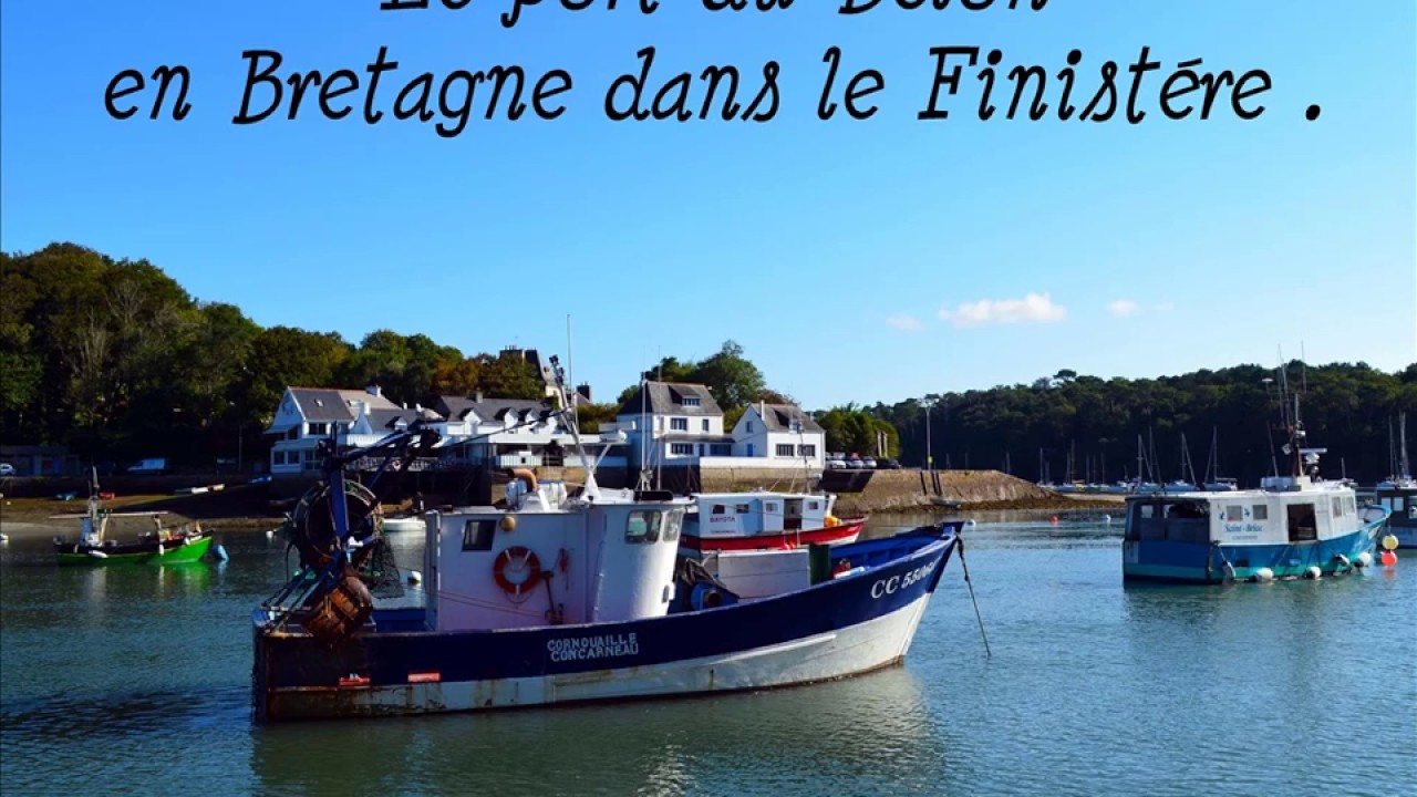 Moëlan sur mer, le port du Bélon en Bretagne dans le Finistère  photos en HD
