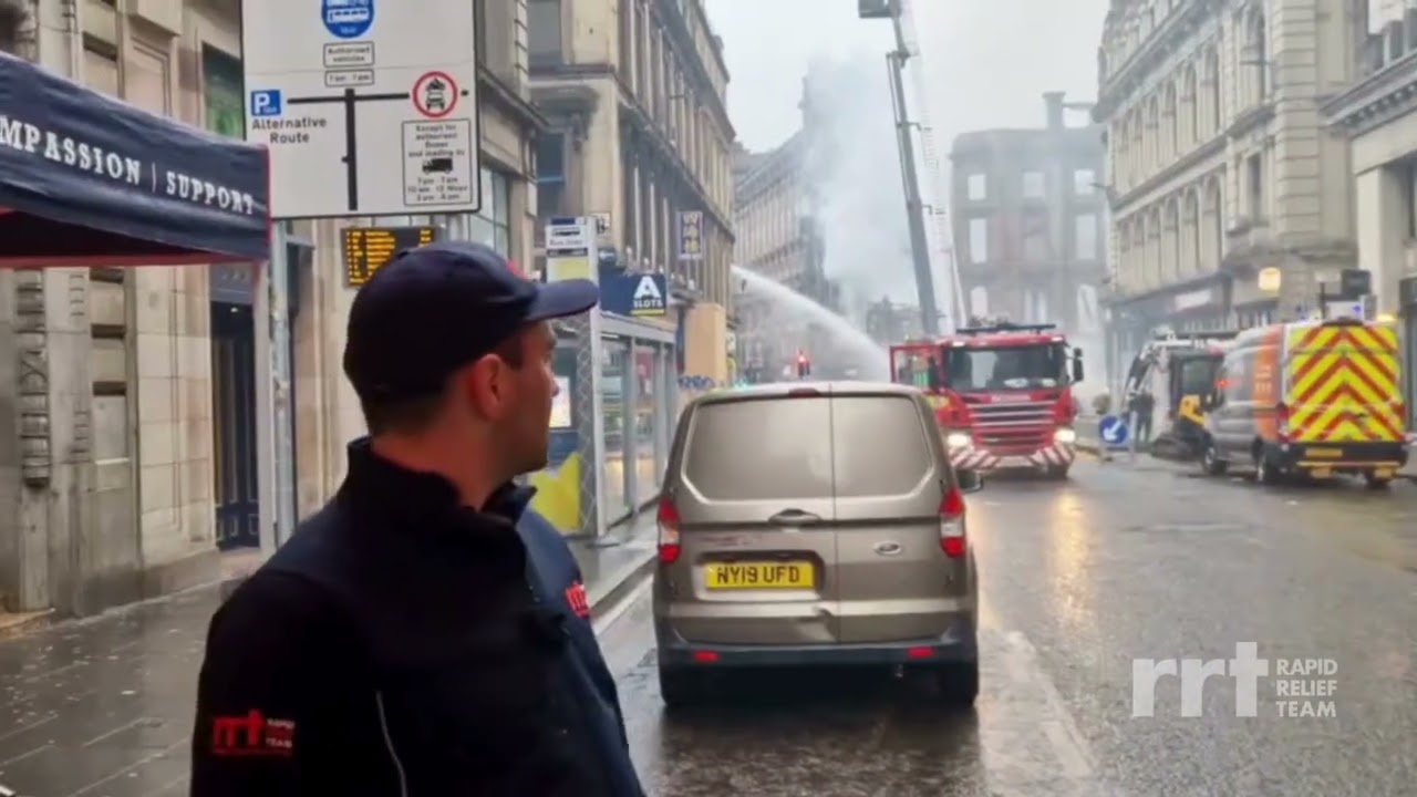 RRT Supports Glasgow Central Fire