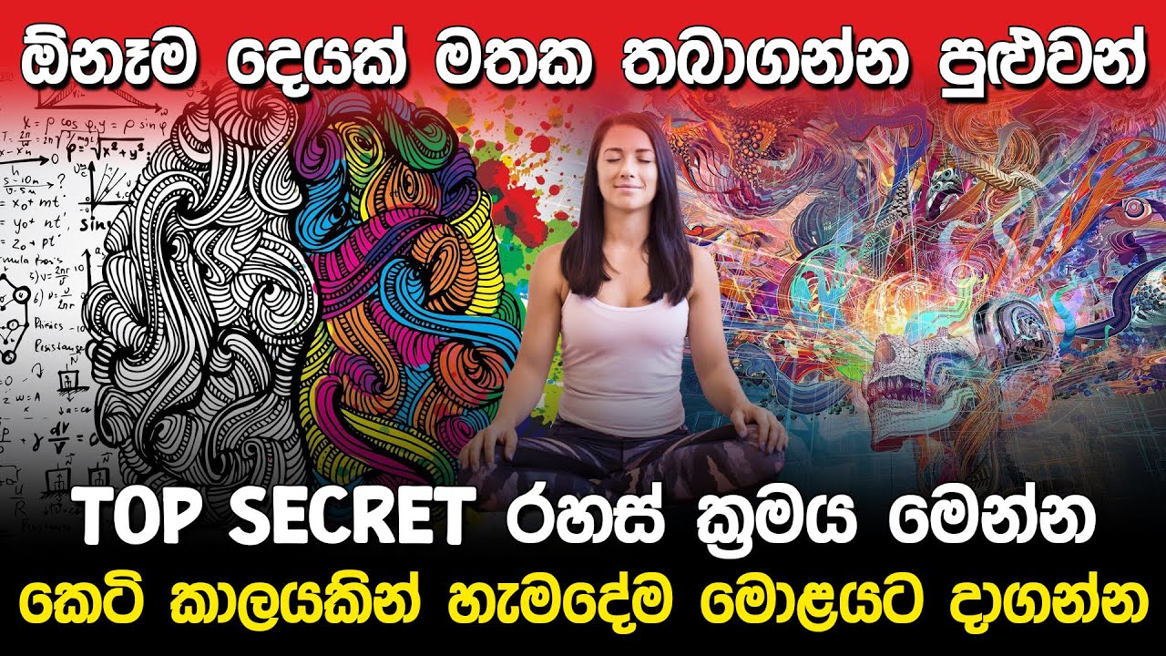 ඕන දෙයක් මොළයට දාගන්න රහස් ක්‍රමය | Top Secret About our Brain |