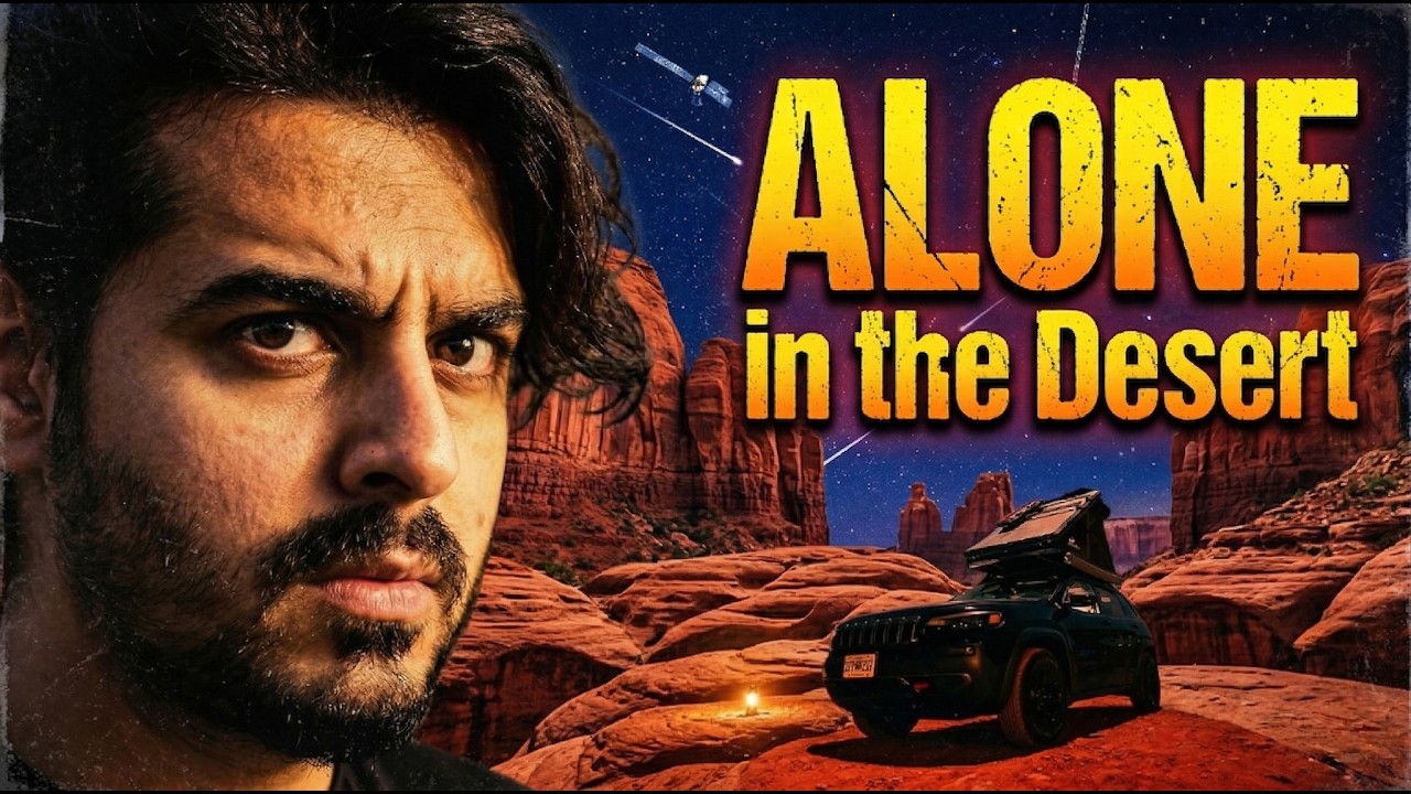 I Camped ALONE in America&rsquo;s Red Desert&hellip; Unreal Night