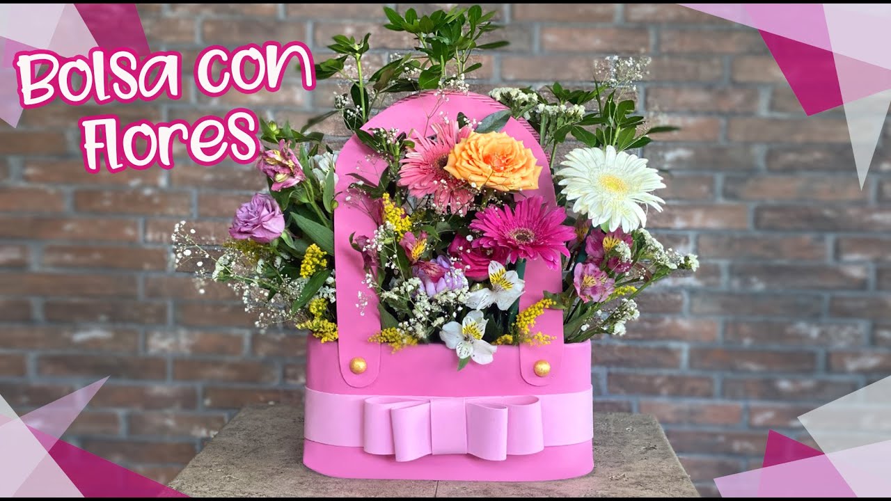 🛍️Bolso con Flores 🌸:: Día de las Madres :: Chuladas Creativas