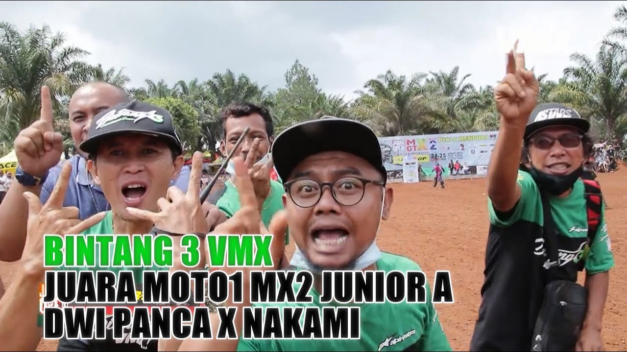 #JABAROPEN #VMXID DWI PANCA & NAKAMI KUASAI MOTO1 MX2 JUNIOR A