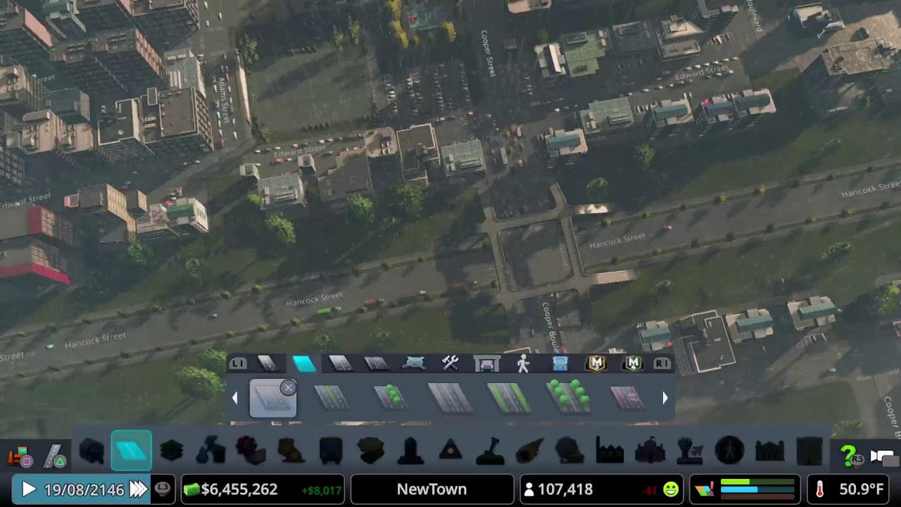 Cities: Skylines PS5 Gameplay grid city POP 109k