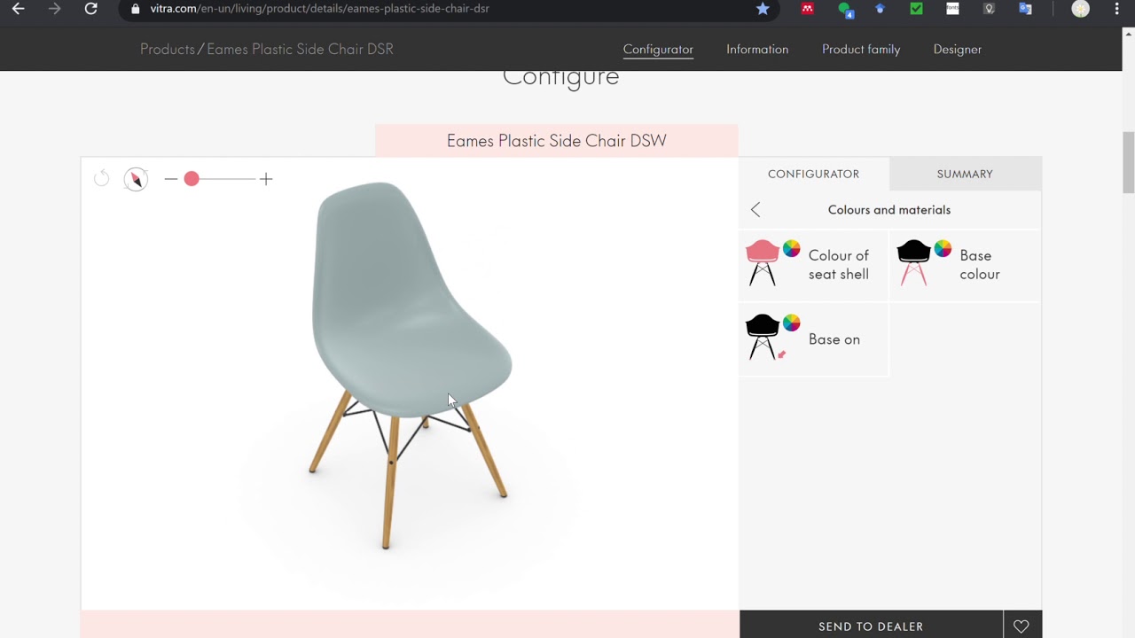 Vitra Eames Plastic Side Chair DSW Capture