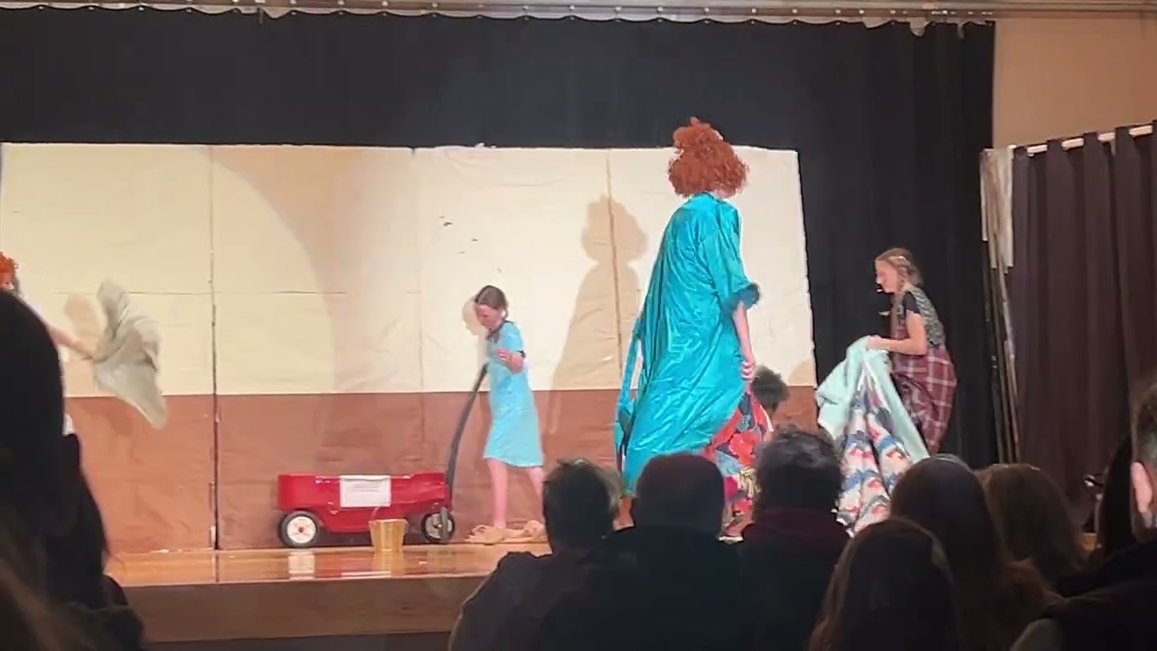 Geneva Middle School North presentation of Annie Jr., part 1 of 10