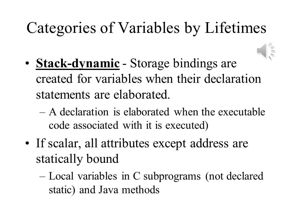 Principles of Programming Languages Lecture 5 Part 3
