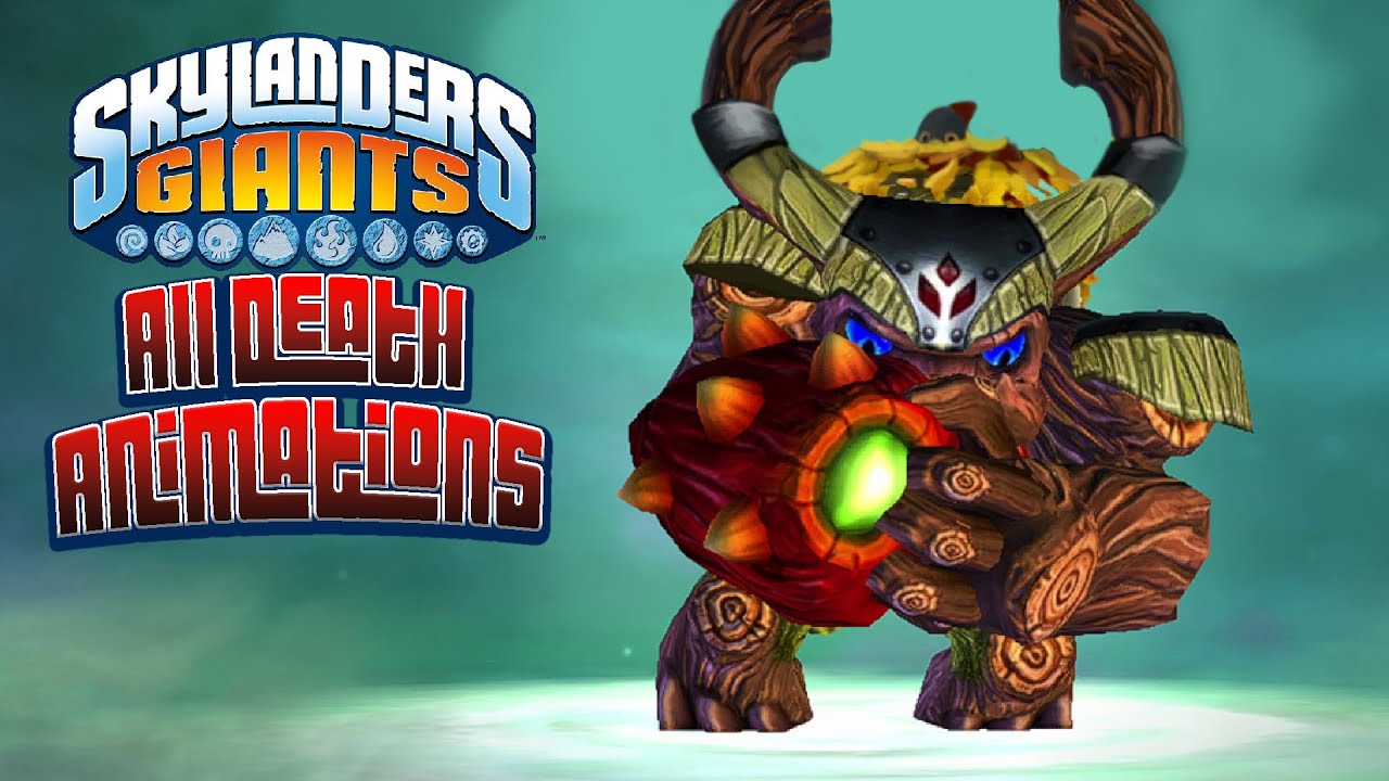 ALL DEATH ANIMATIONS - Skylanders Giants