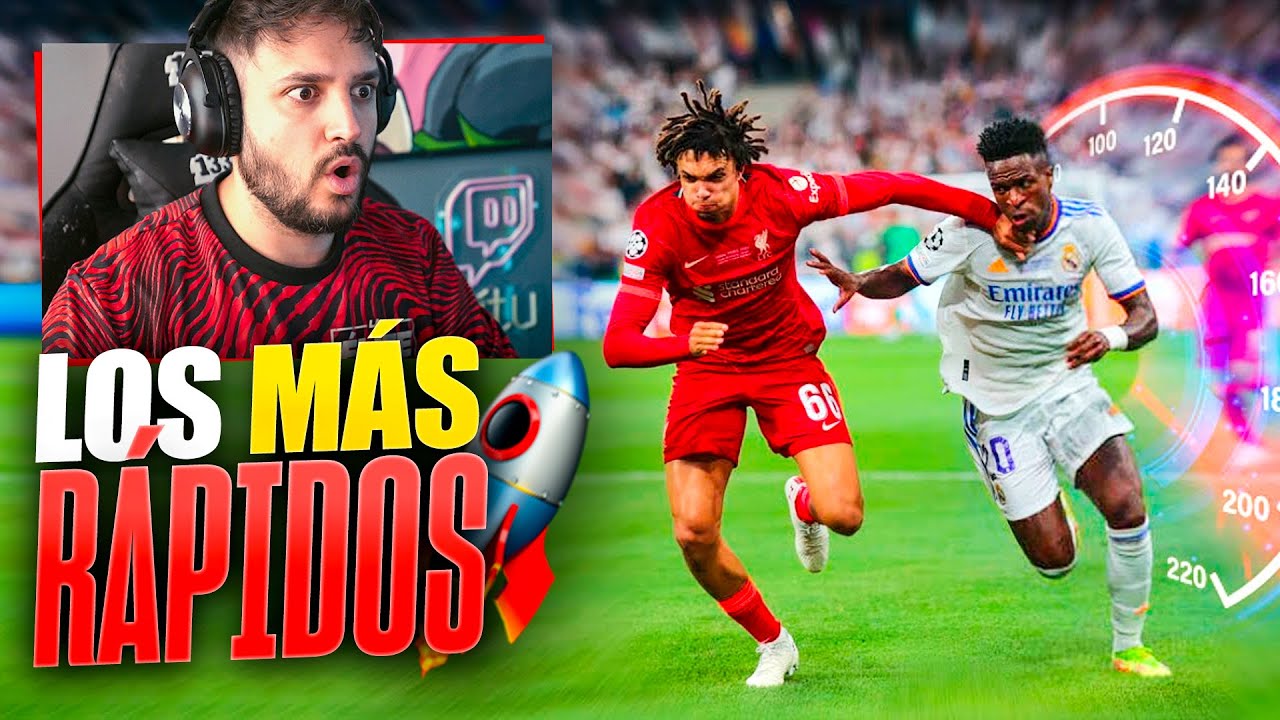 REACCIONANDO a LOS SPRINTS MÁS RÁPIDOS del FÚTBOL *VAYA GOLAZOS*