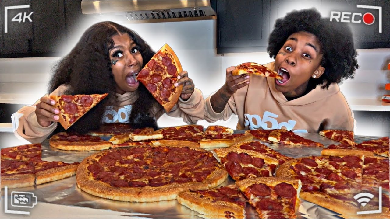 LAST TO STOP EATING 100 SLICES OF PIZZA 🍕 WINS $1,000
