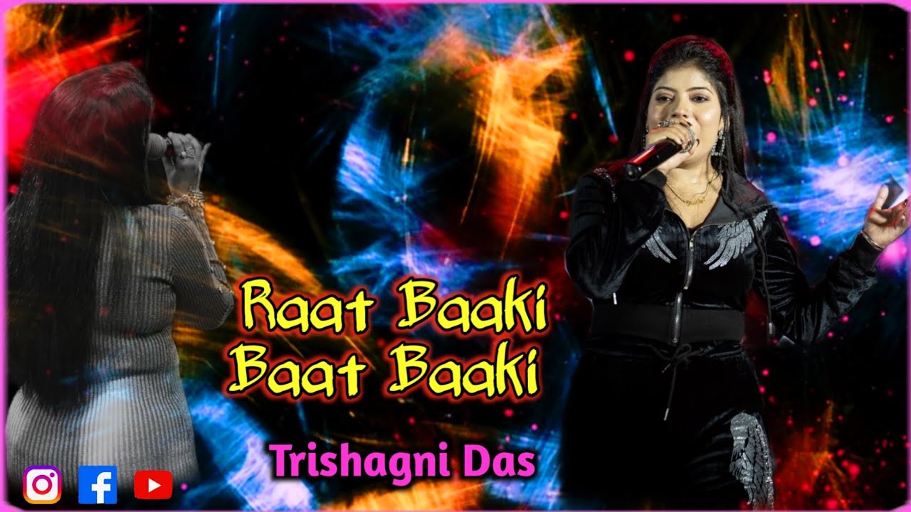 Raat Baki Baat Baki l Cover by Trishagni Das l Asha Bhosle l Namak Halal l Live Performance