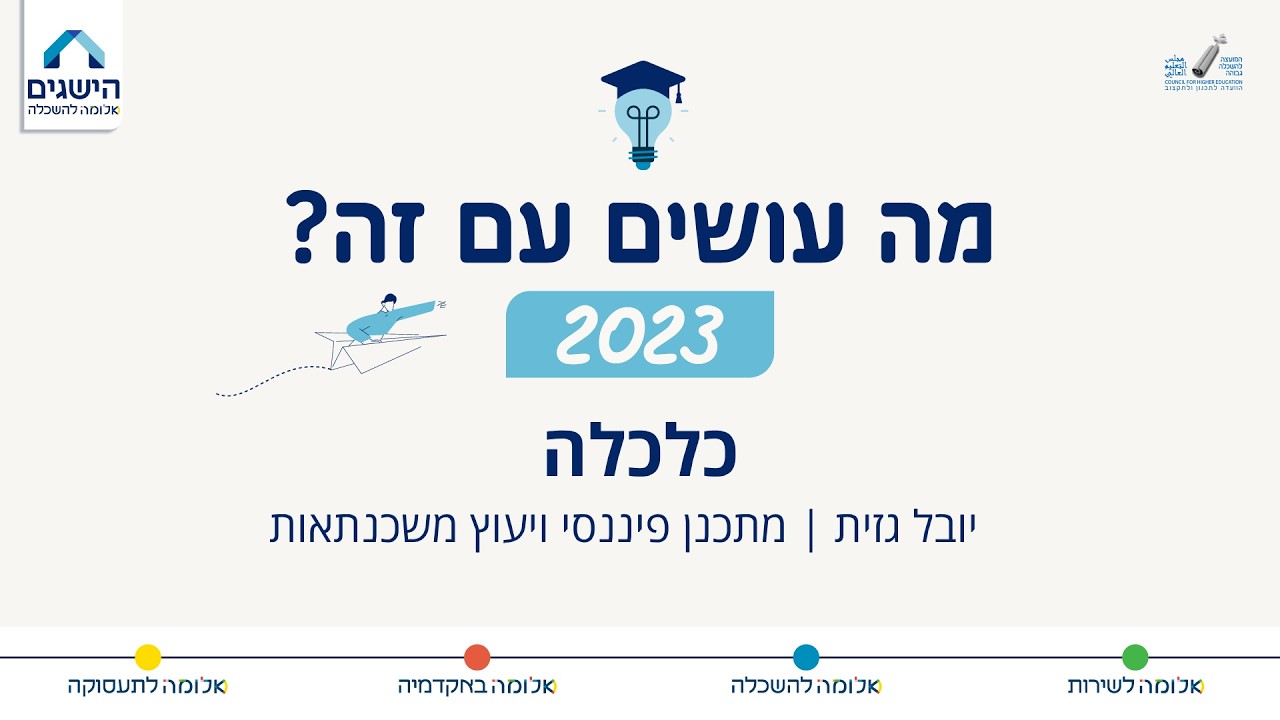 כלכלה- מה עושים עם זה 2023
