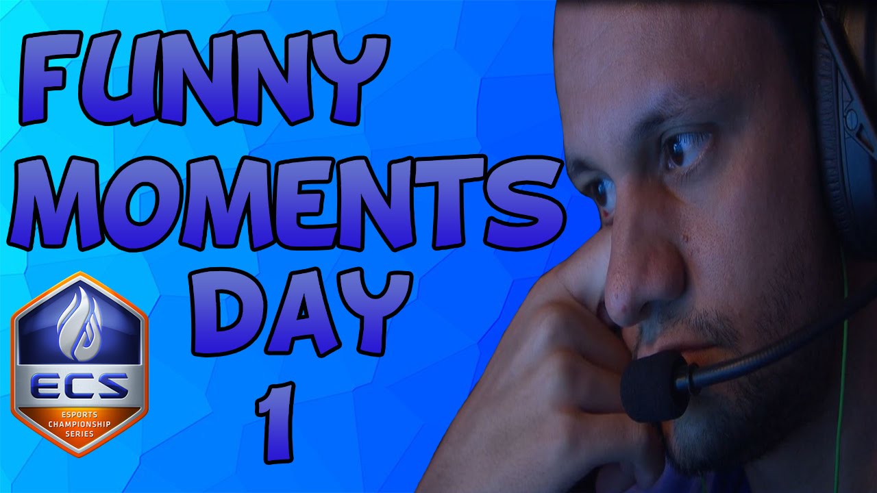 ECS CSGO - FUNNY MOMENTS - DAY 1 !!