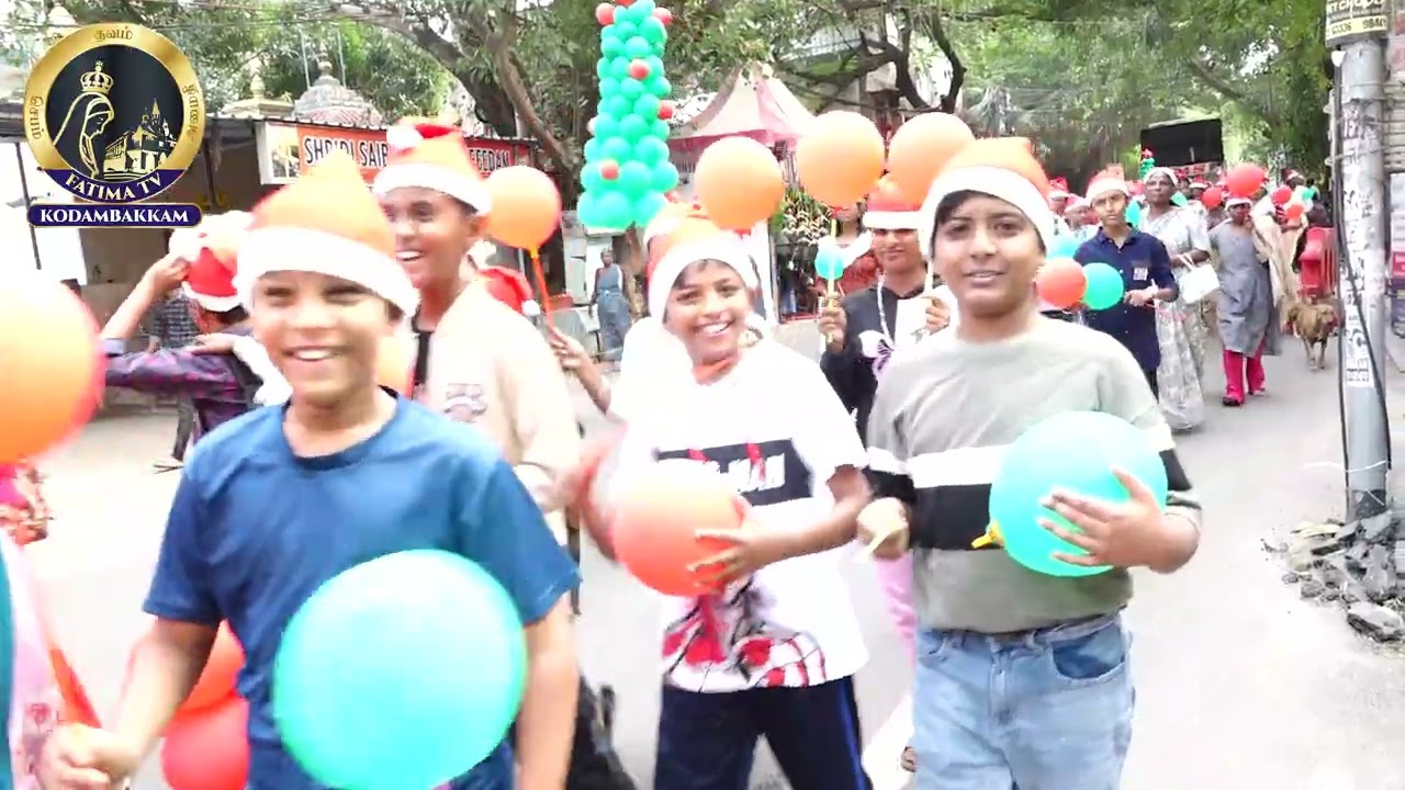 Fatima Church Kodambakkam Christmas Carols | Road Show | 21-12-2025