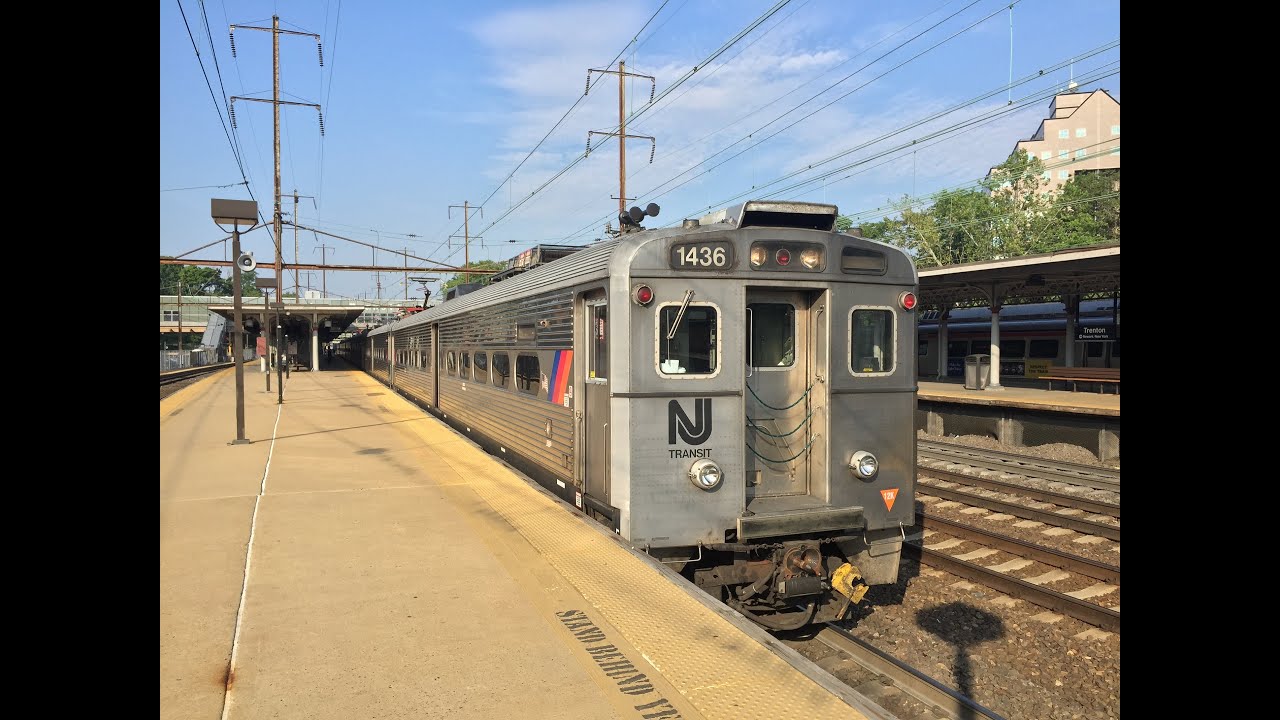 NJ Transit HD 60fps: Riding Train 3830; Trenton to New York Penn Station (8 Car Arrow III EMU)