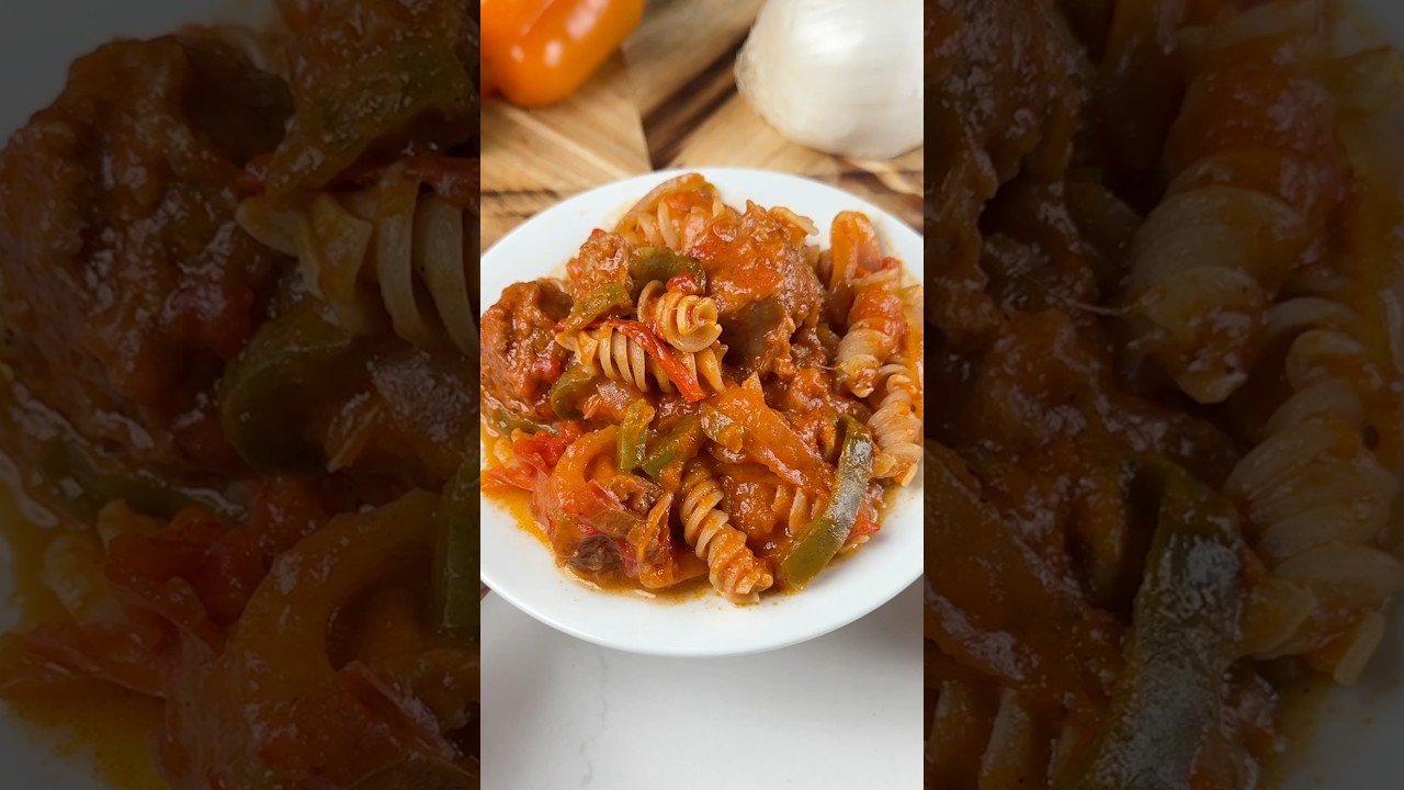 Паста с сосисками и овощами в мультиварке 🤤🙌
