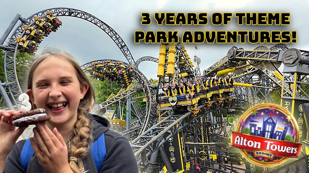 Alton Towers Vlog June 2025 | Celebrating 3 years of our YouTube Channel! 🎉