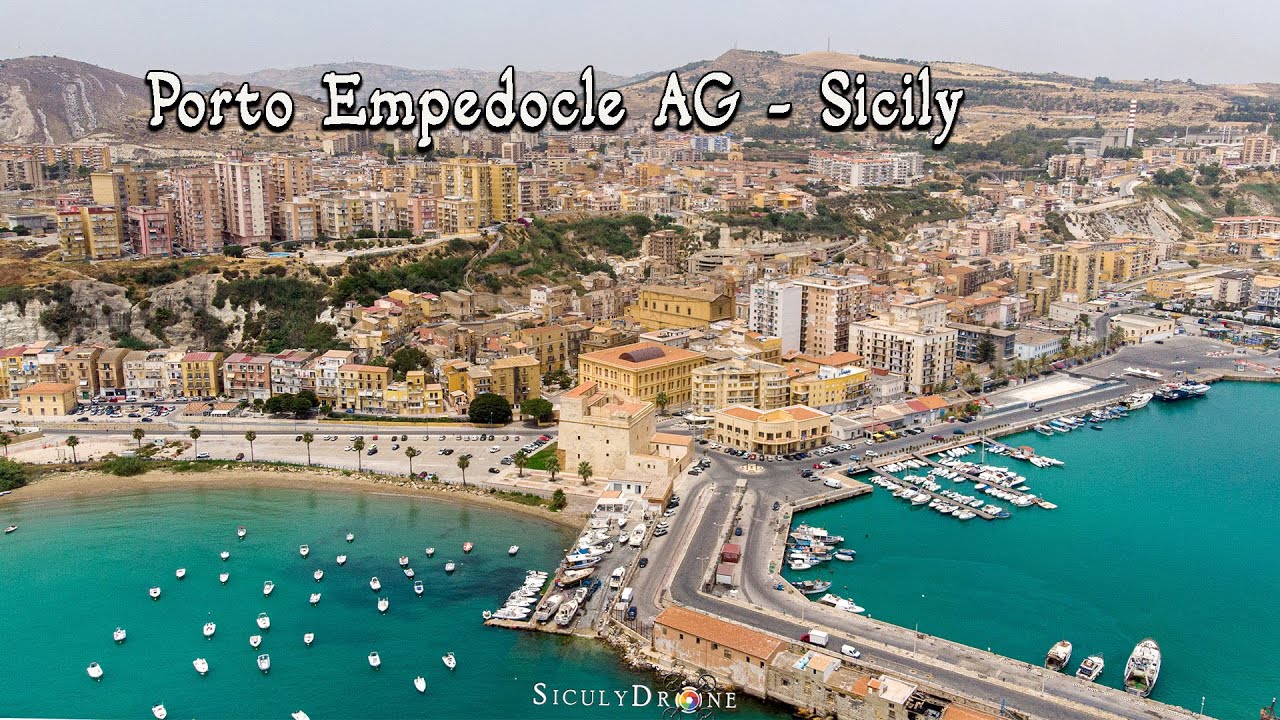 Porto Empedocle (VIGATA) AG - Sicily - Video Travel - Siculydrone