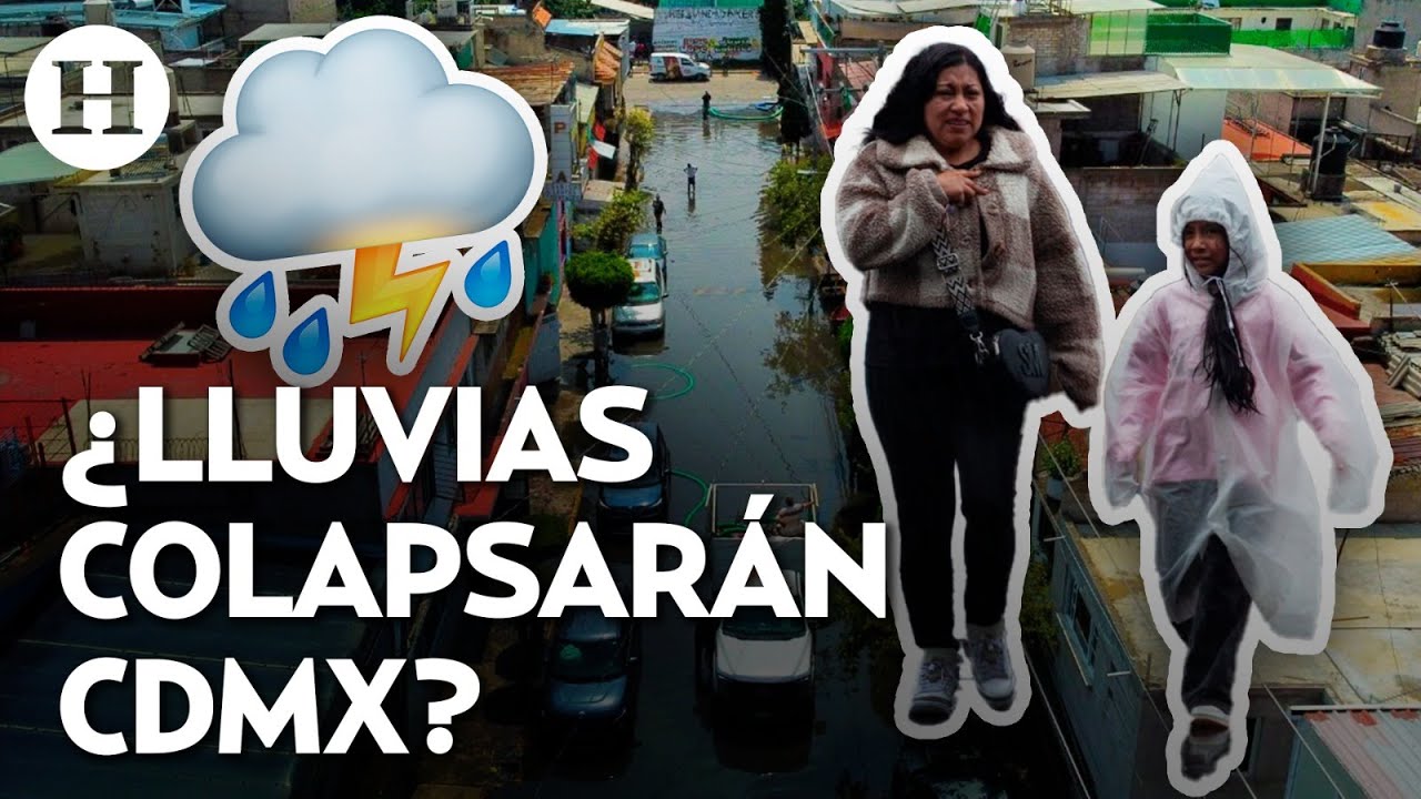 &iexcl;Se viene diluvio en CDMX! SMN alerta por lluvias extremas de m&aacute;s de 40 mm y bajas temperaturas