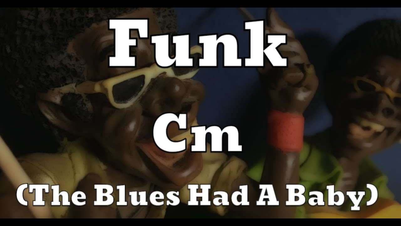 Funk Backing Track in C minor - Bass & Drums (The Blues Had A Baby)