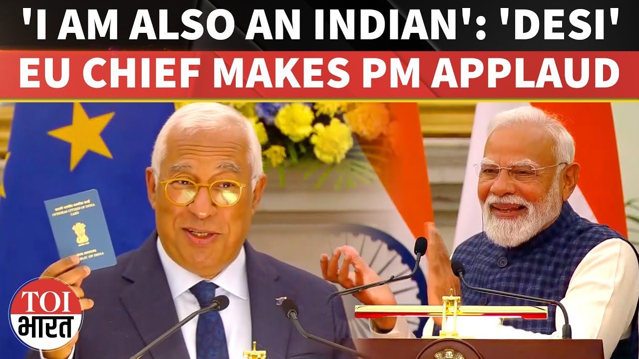 'EU and India Are Personal For Me': Antonio Costa&rsquo;s OCI Moment Makes PM Modi Laugh At FTA Summit