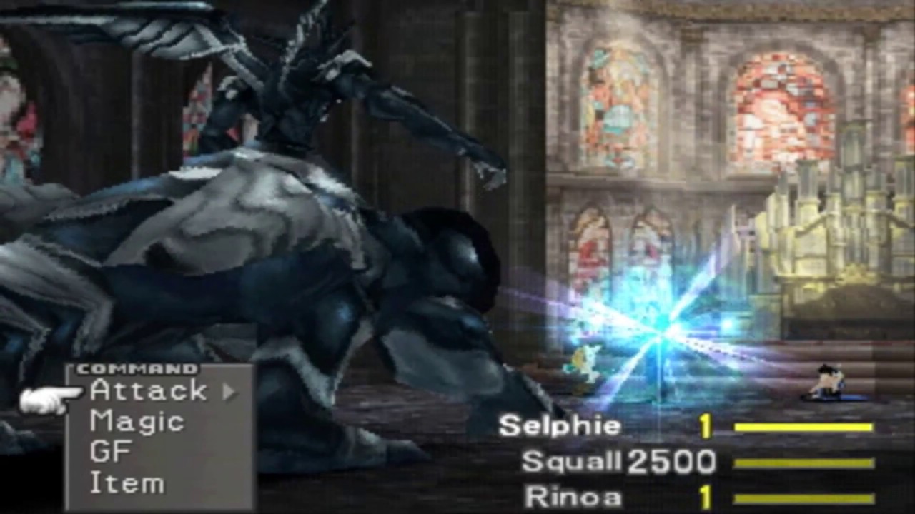 Final Fantasy VIII: Omega Wepon showing All of is Attacks!
